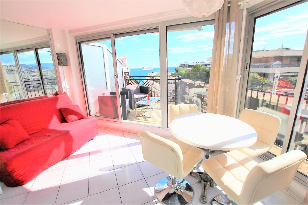 Nice Apartment Last Floor With Terrace And Clear View On The Sea Cannes Exterior foto