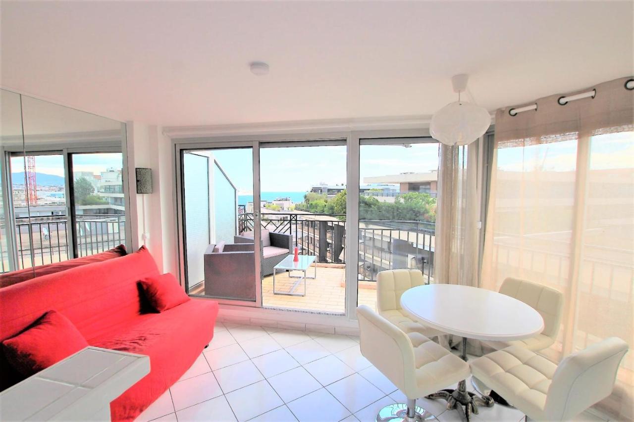 Nice Apartment Last Floor With Terrace And Clear View On The Sea Cannes Exterior foto